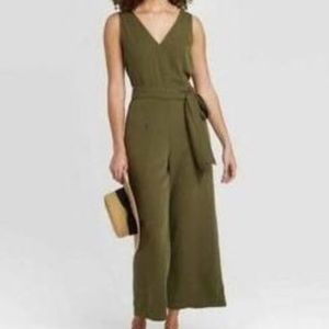 Olive Green Jumpsuit - M